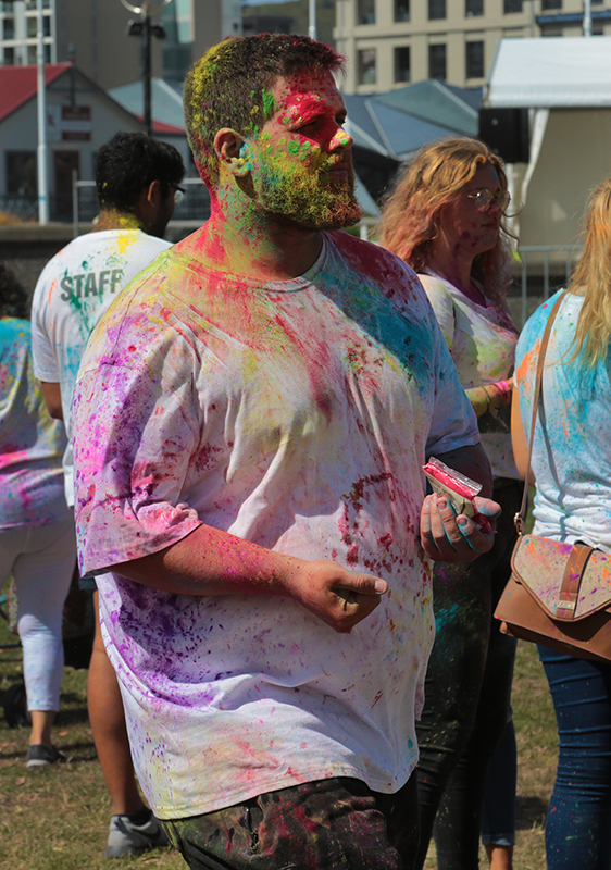 Holi Festival of Colour : Wellington : New Zealand : Richard Moore : Journalist : Photographer :